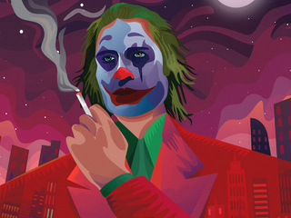 The Joker Joaquin Phoenix Art 4k Wallpaper In 320x240 Resolution