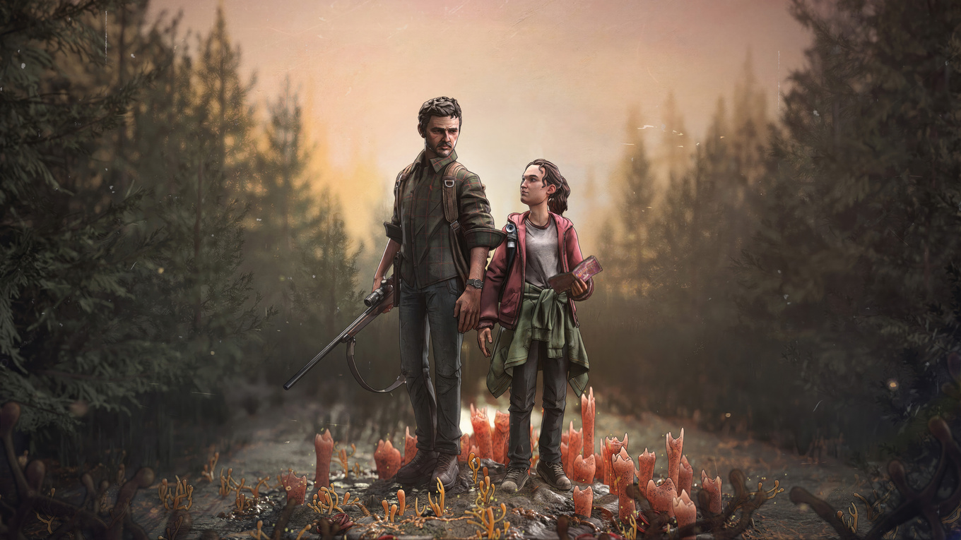 1360x765 The Last Of Us Joel And Ellie 5k 1360x765 Resolution HD 4k ...