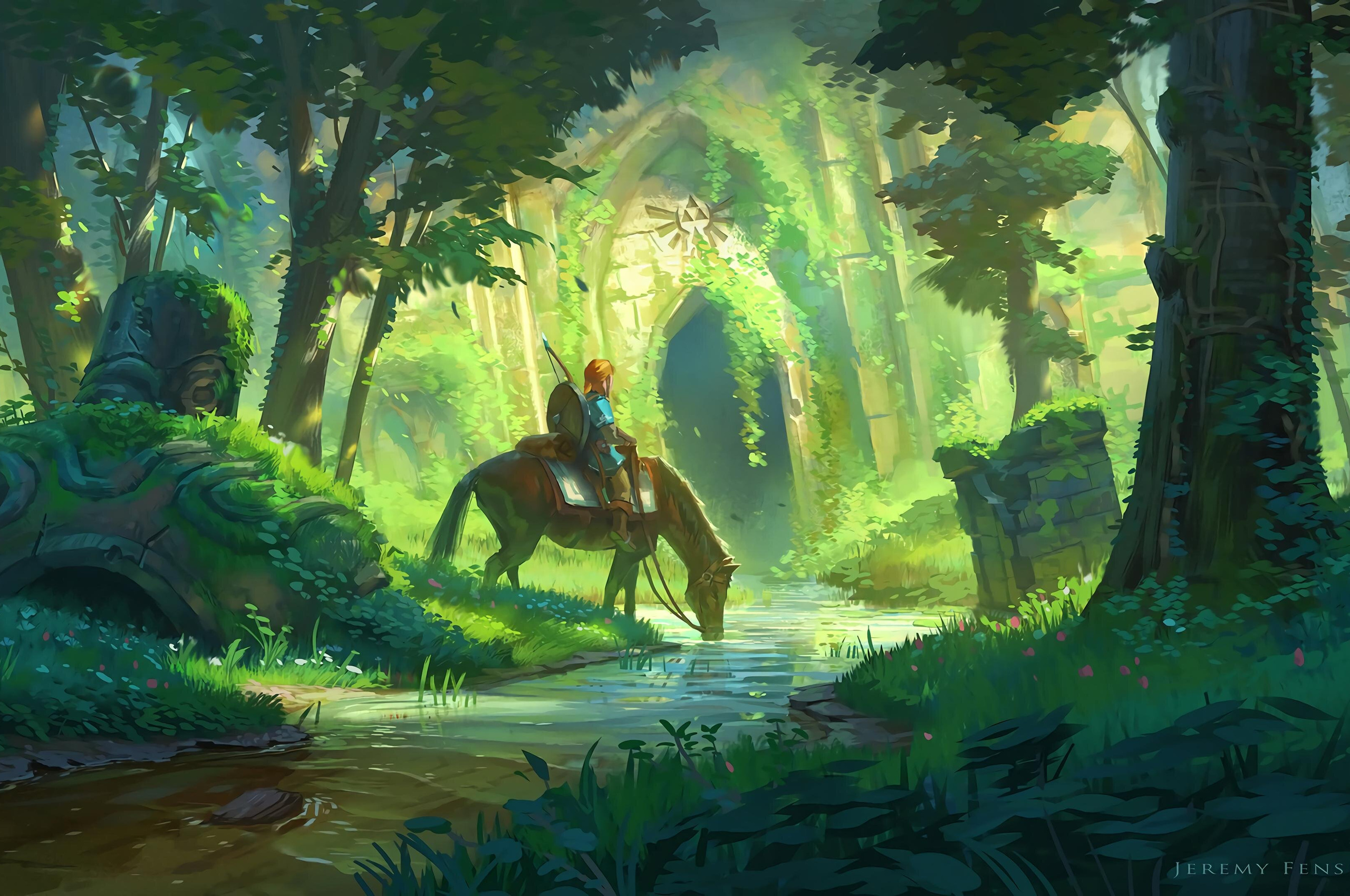 2560x1700 The Legend Of Zelda Breath Of The Wild Fanart 4k Chromebook