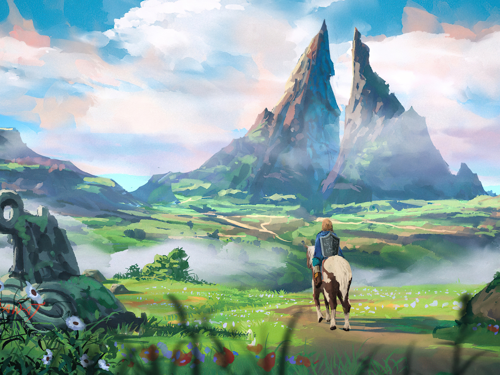 1600x1200 The Legend Of Zelda Nature 4k Wallpaper,1600x1200 Resolution ...