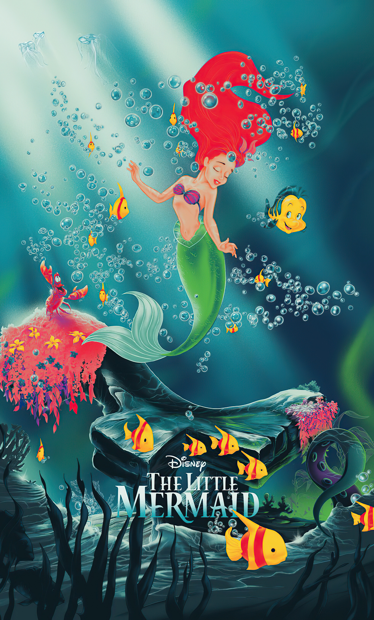 1280x2120 The Little Mermaid Poster 4k iPhone 6+ HD 4k Wallpapers, Images,  Backgrounds, Photos and Pictures