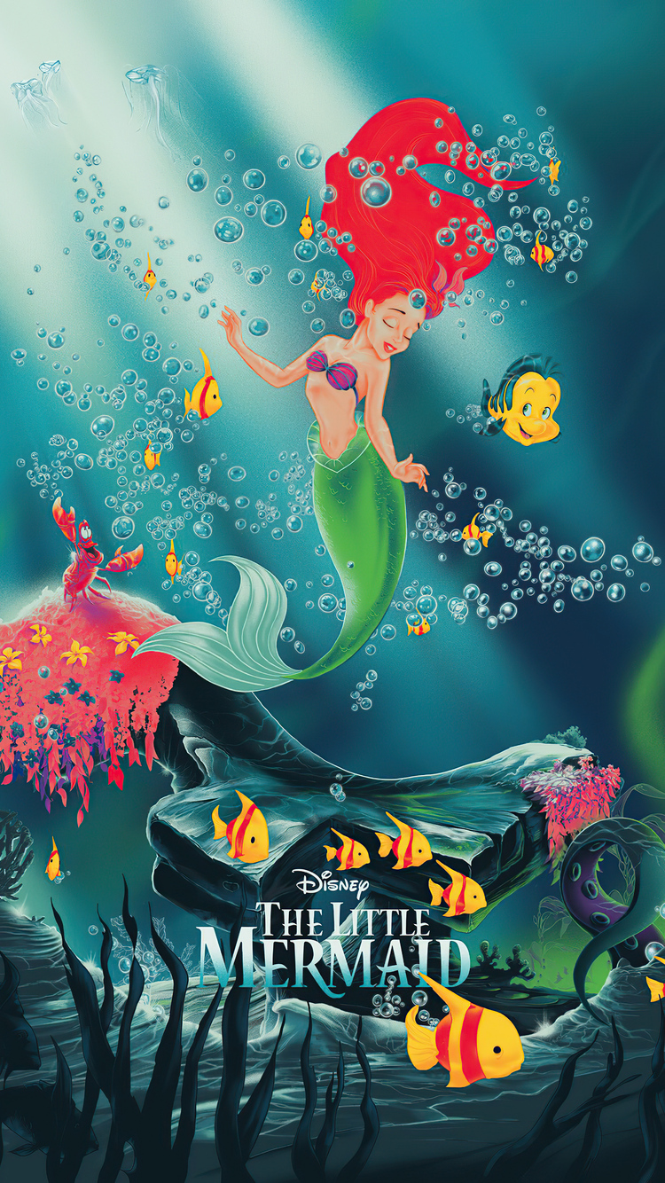 750x1334 The Little Mermaid Poster 4k Iphone 6 Iphone 6s Iphone 7 Hd 4k Wallpapers Images Backgrounds Photos And Pictures