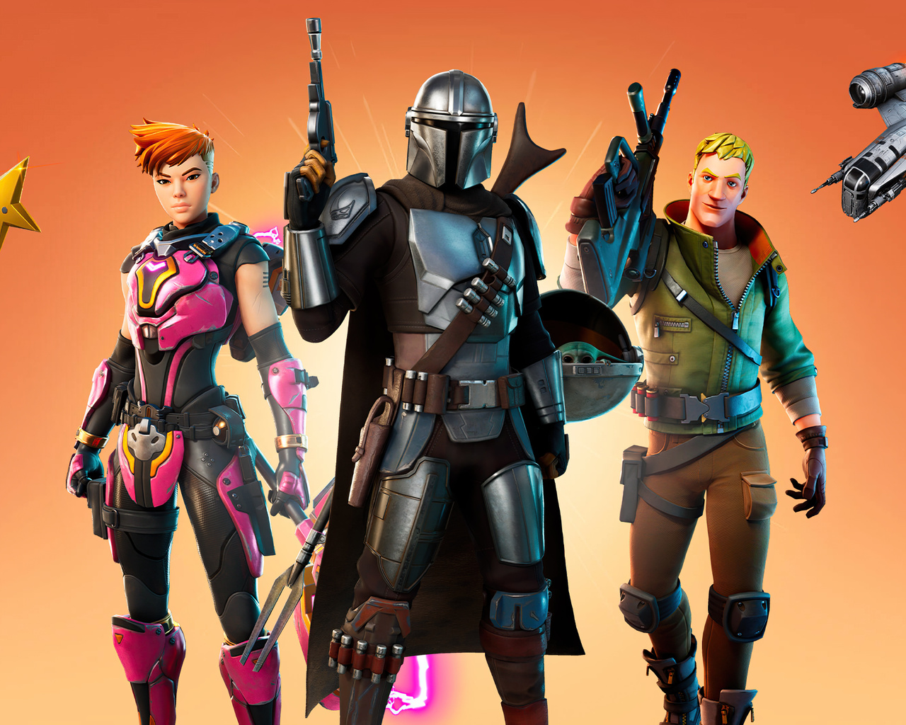 1280x1024 The Mandalorian Fortnite 4k Game Wallpaper,1280x1024 ...