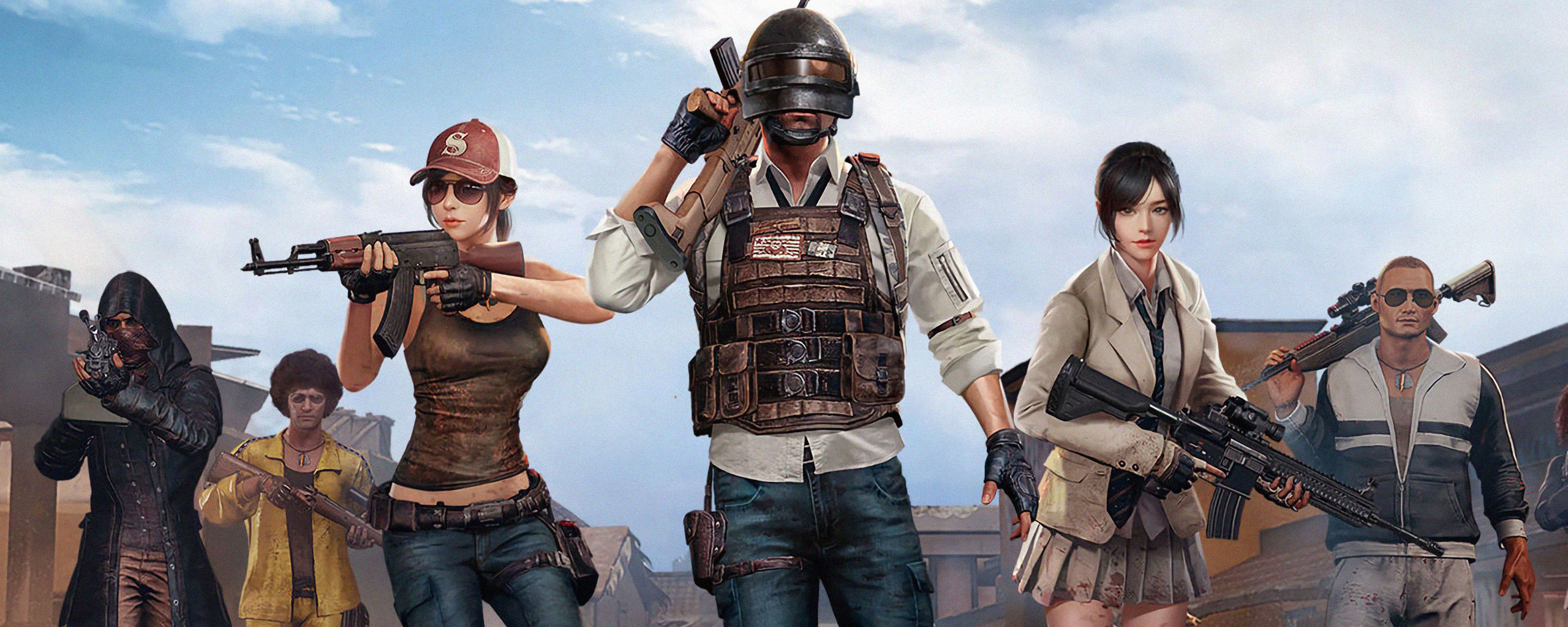 2560x1024 The Pubg Squad 2560x1024 Resolution HD 4k Wallpapers, Images,  Backgrounds, Photos and Pictures