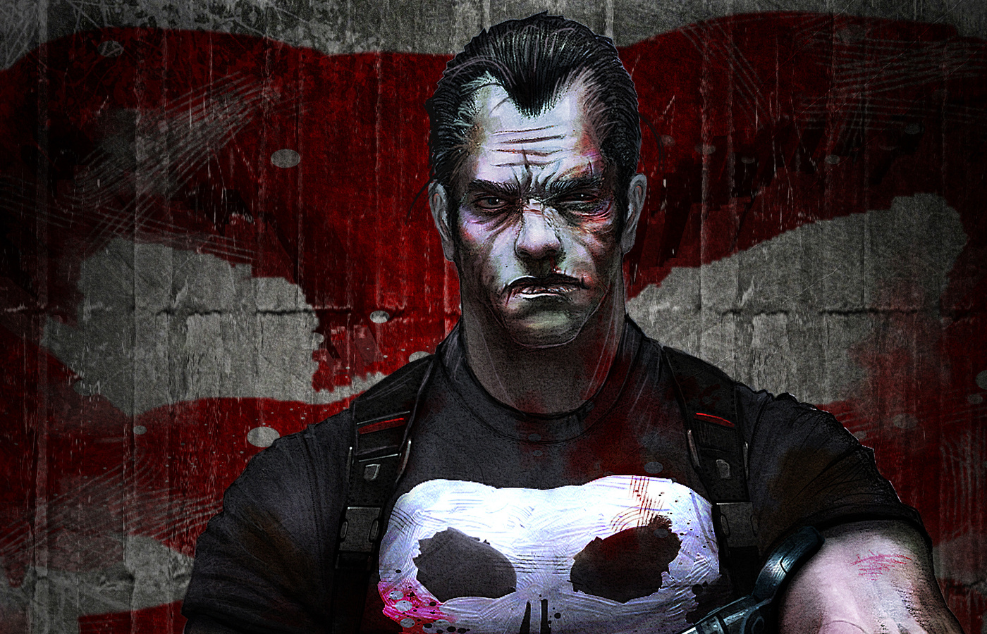 1400x900 The Punisher Digital Artwork Wallpaper,1400x900 Resolution HD ...