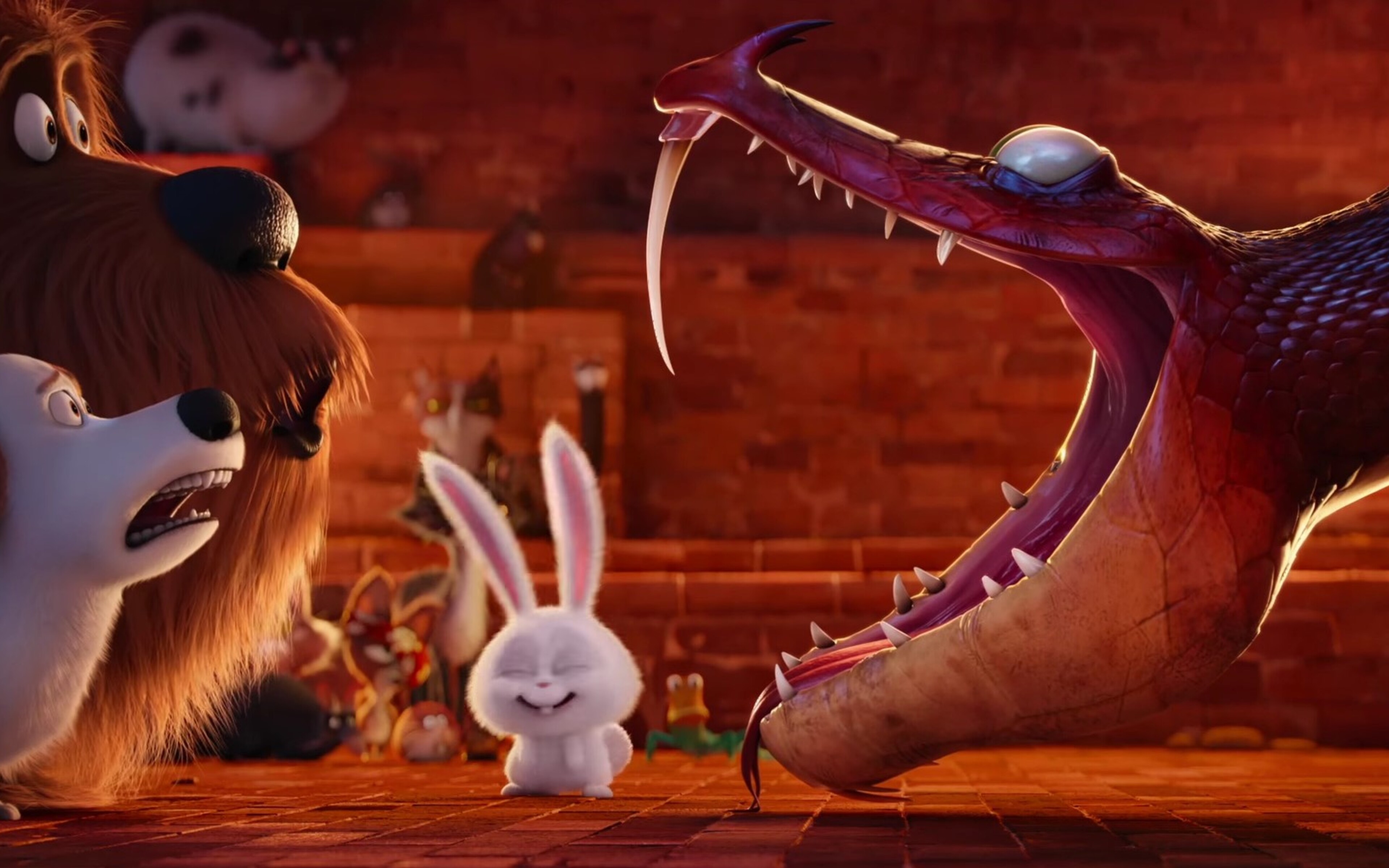 The Secret Life Of Pets Animated Movie In 3840x2400 Resolution. 