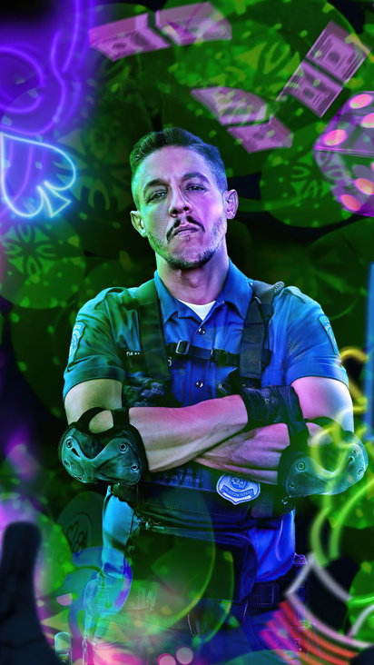 412x732 Theo Rossi As Burt Cummings In Army Of The Dead Character ...