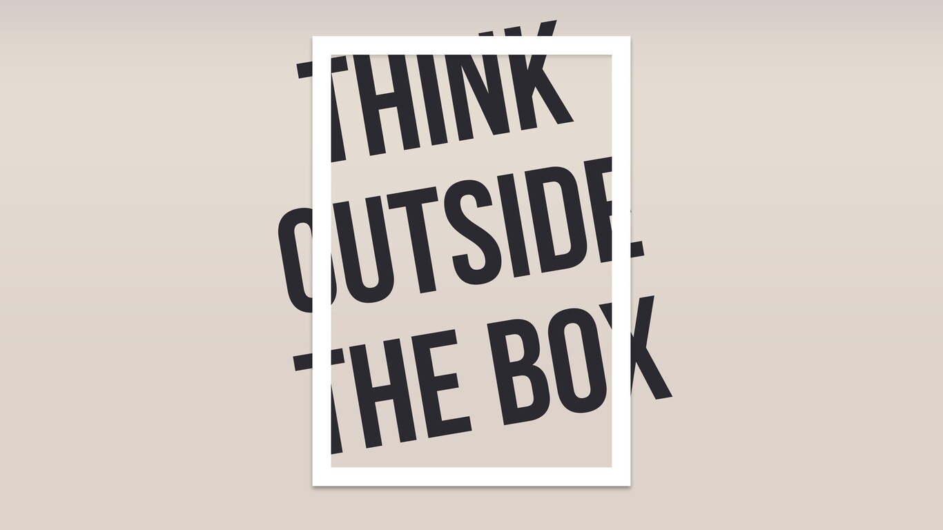 Think Outside The Box Wallpaper In 1366x768 Resolution