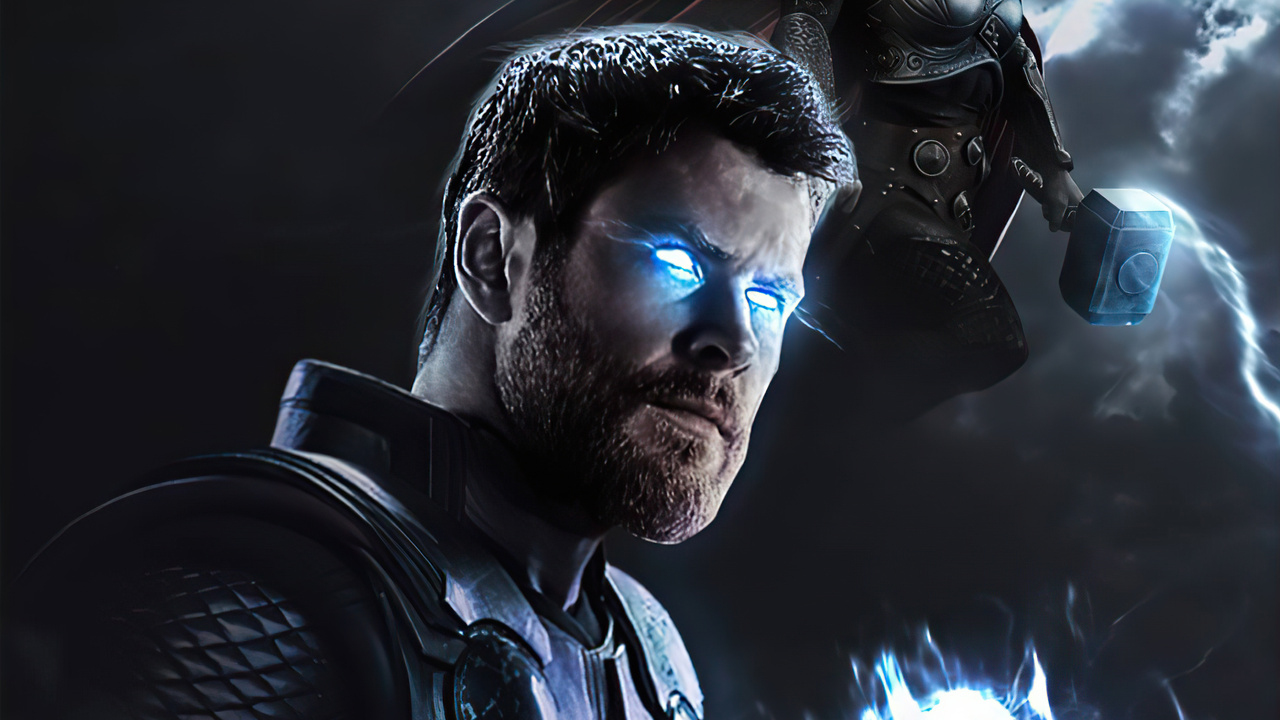 1280x720 Thor Glowing Eyes 4k 720P HD 4k Wallpapers, Images
