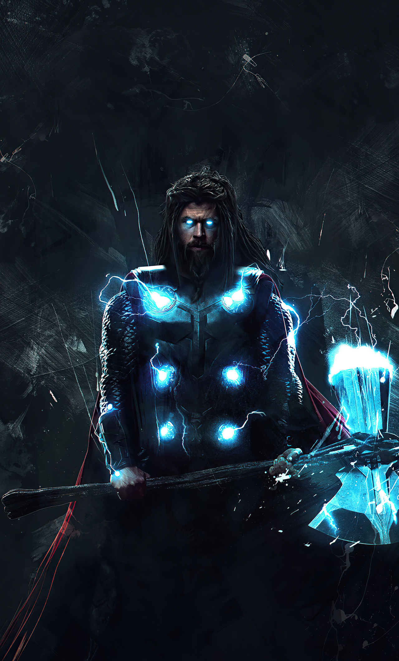 1280x2120 Thor Hammer Beard iPhone 6+ HD 4k Wallpapers, Images,  Backgrounds, Photos and Pictures