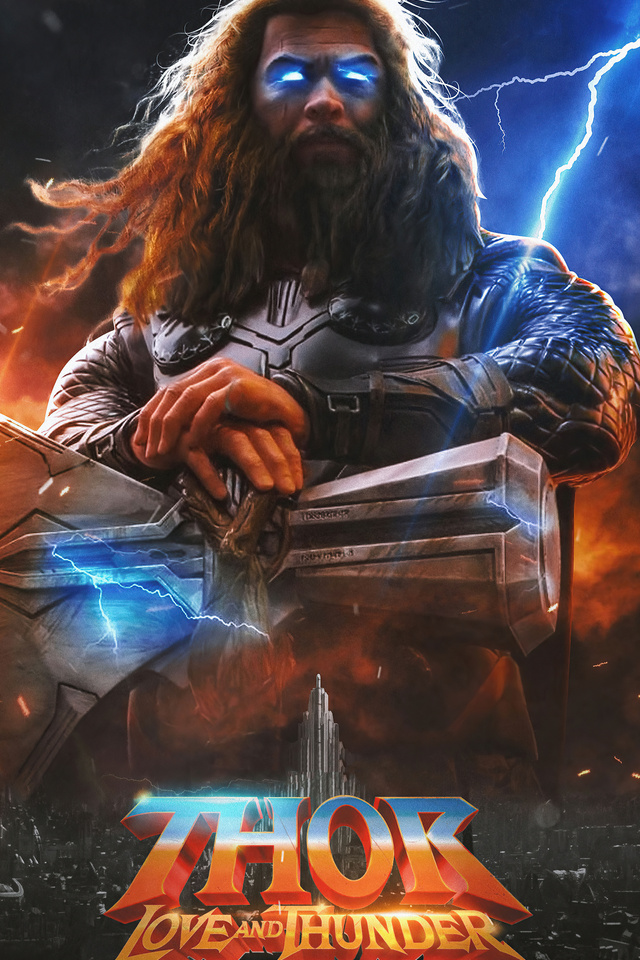 640x960 Thor Love And Thunder 2021 Movie iPhone 4, iPhone 4S HD 4k