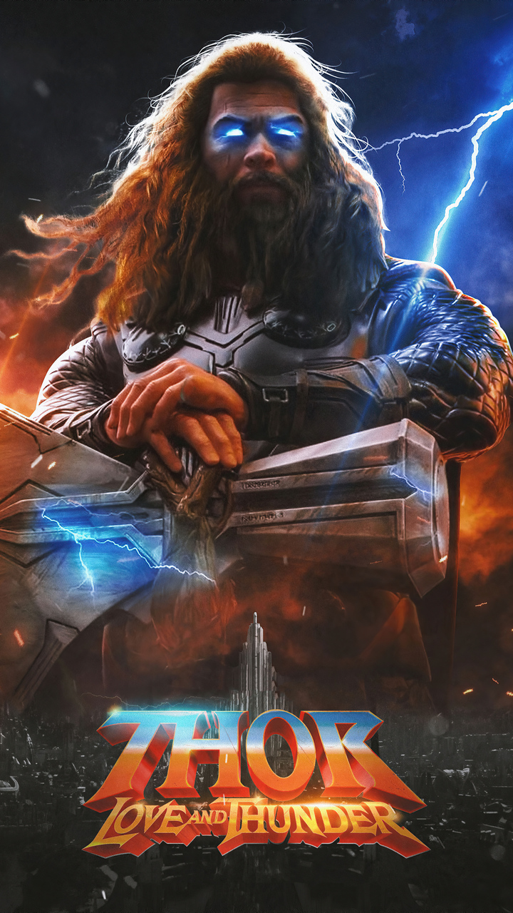 720x1280 Thor Love And Thunder 2021 Movie Moto G,X Xperia Z1,Z3 Compact