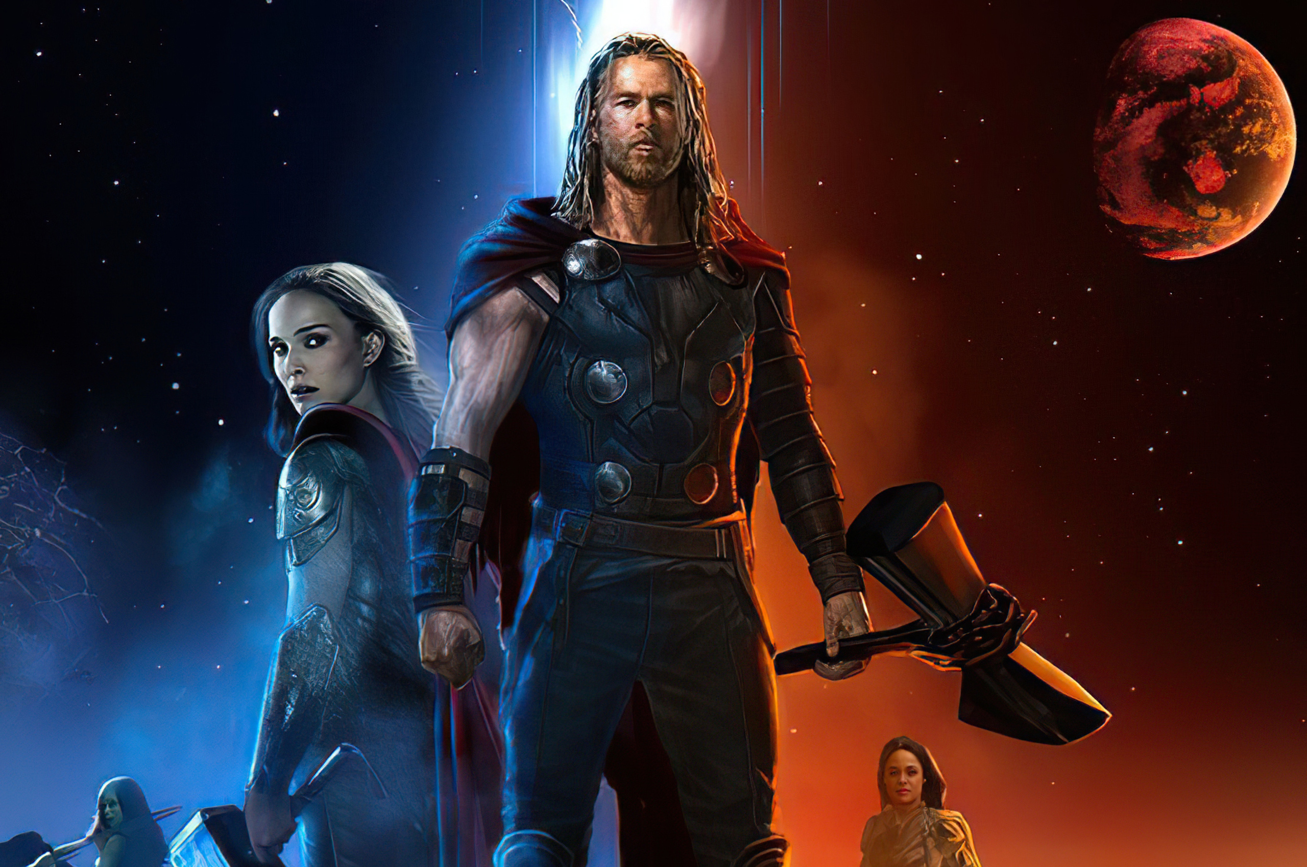 2560x1700 Thor Love And Thunder 2021 Movie Art Chromebook Pixel HD 4k