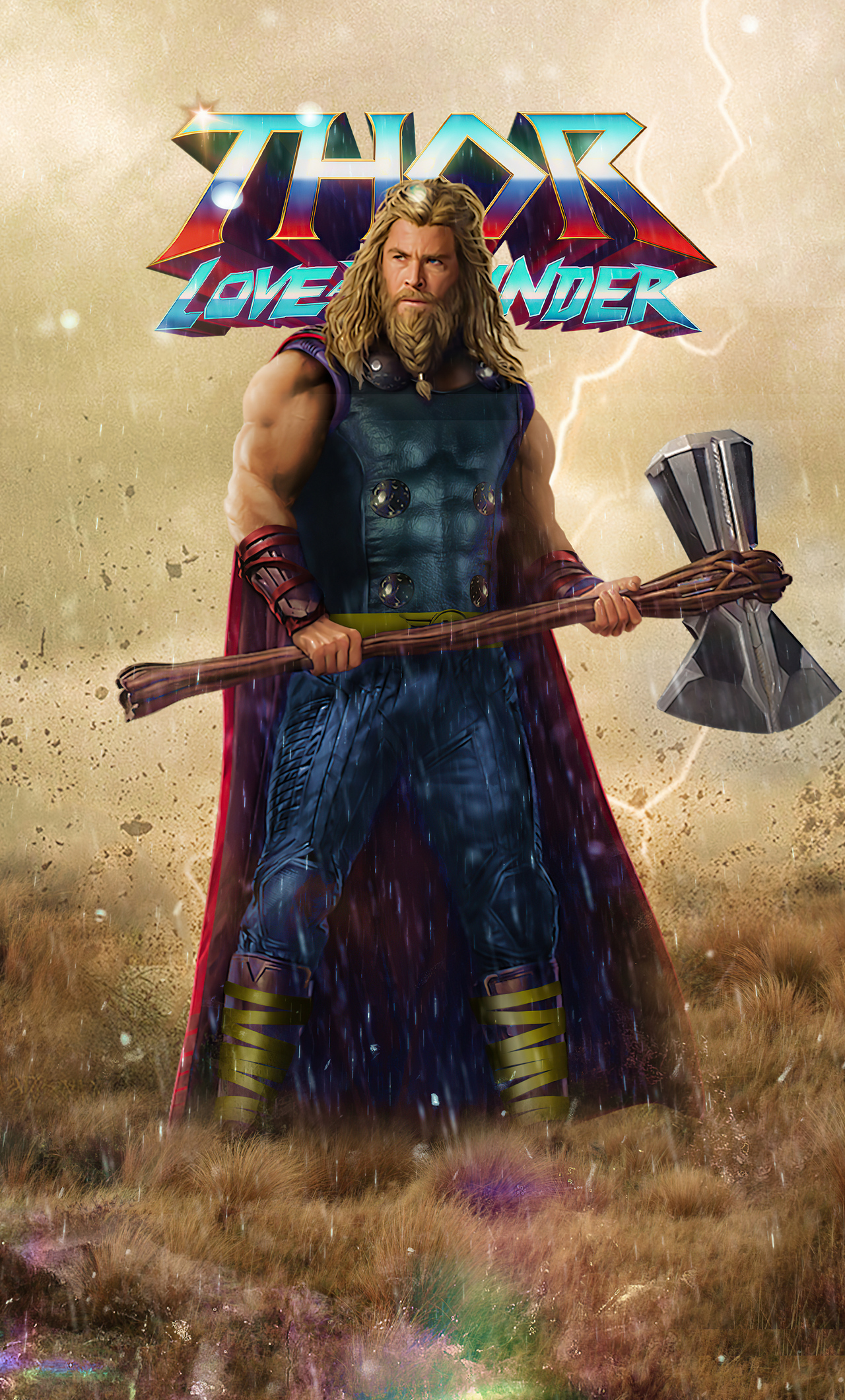 1280x2120 Thor Love And Thunder Poster 5k iPhone 6+ ,HD 4k Wallpapers