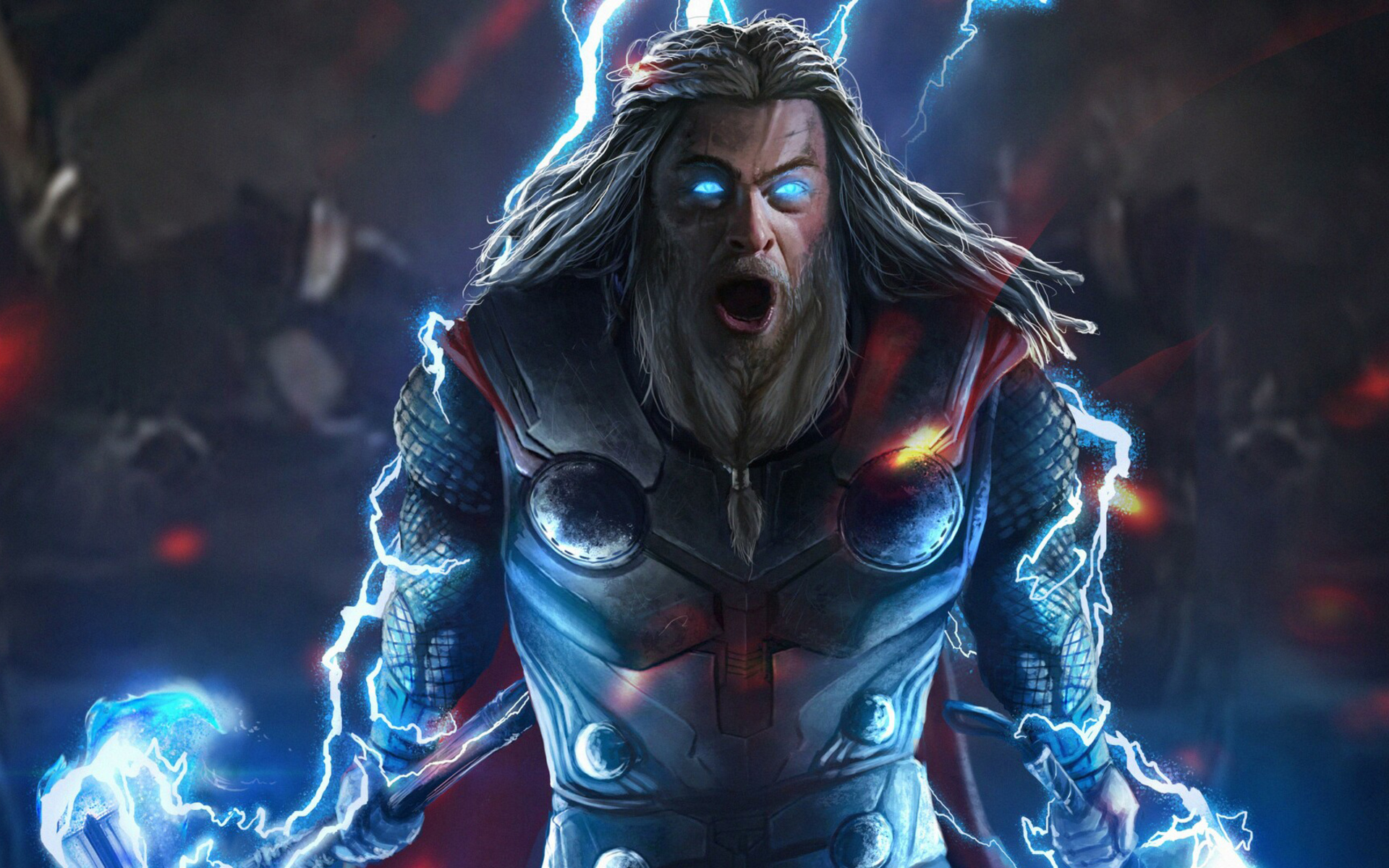 Download Marvel Thor Stormbreaker Portrait Wallpaper | Wallpapers.com