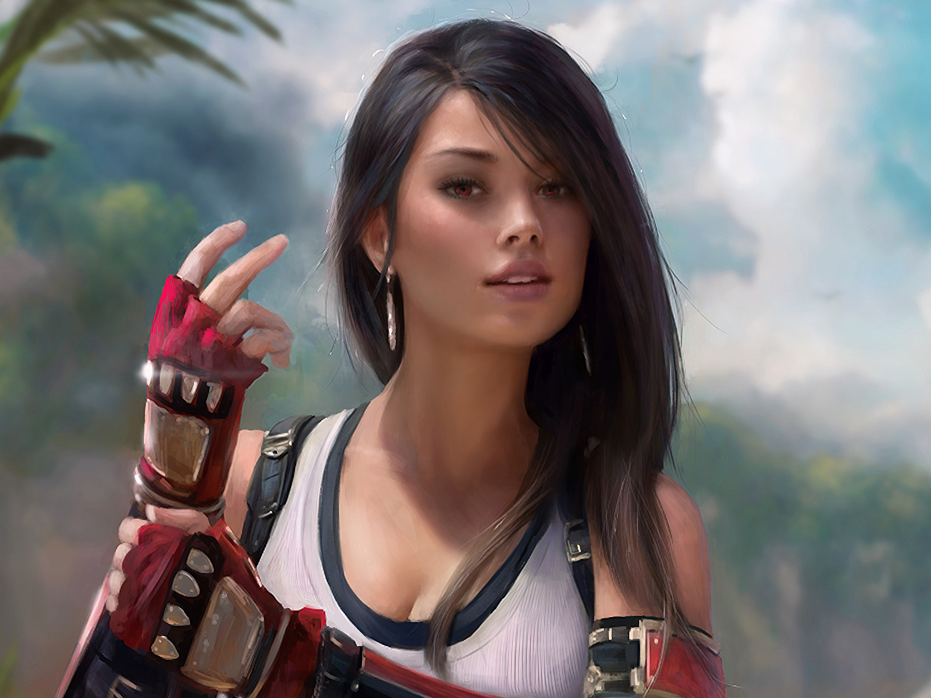 1920x1440 Tifa Lockhart Final Fantasy Game Artwork 1920x1440 Resolution ...