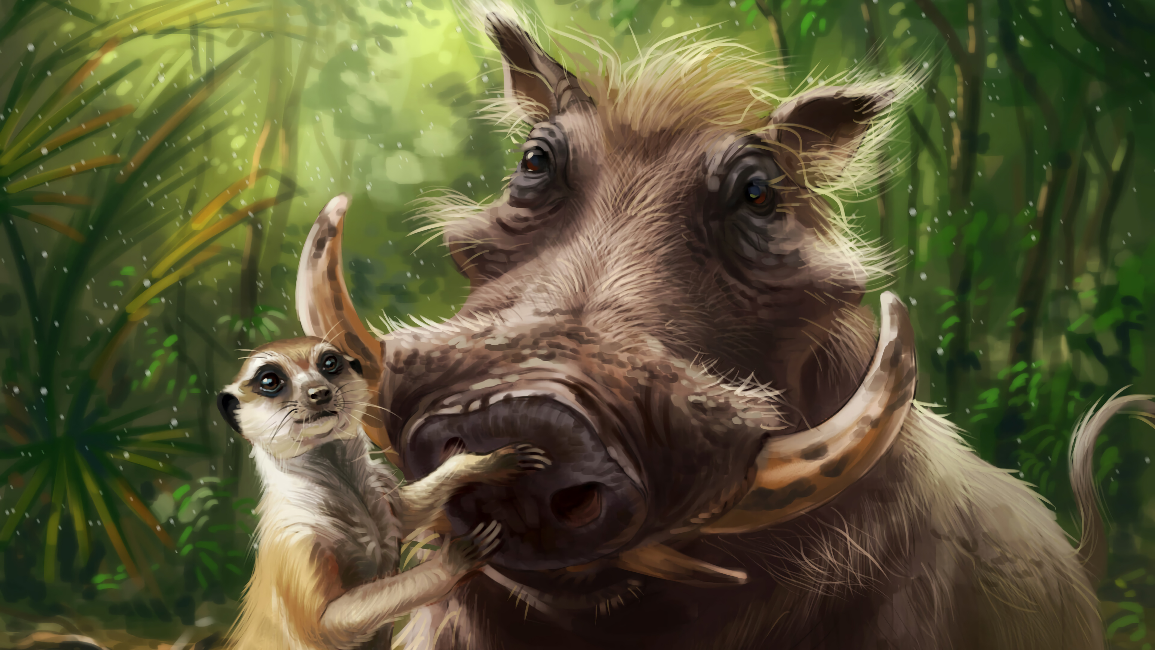 3840x2160 Timon And Pumbaa 4k 4K ,HD 4k Wallpapers,Images,Backgrounds ...