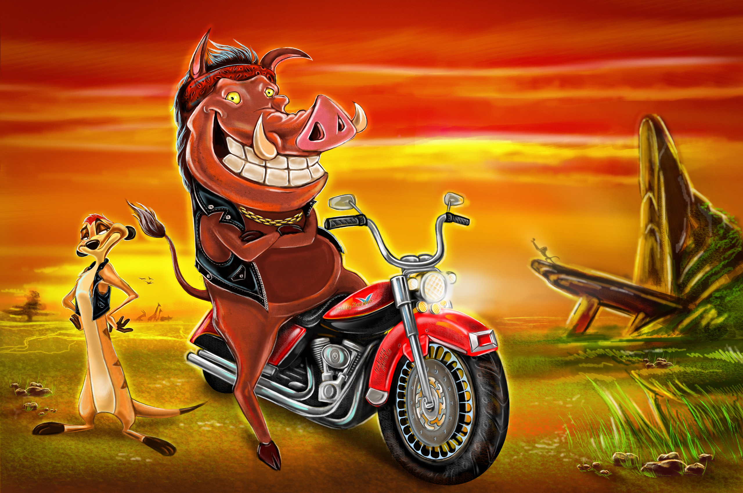 2560x1700 Timon And Pumbaa Bike Rider Chromebook Pixel HD 4k Wallpapers,  Images, Backgrounds, Photos and Pictures