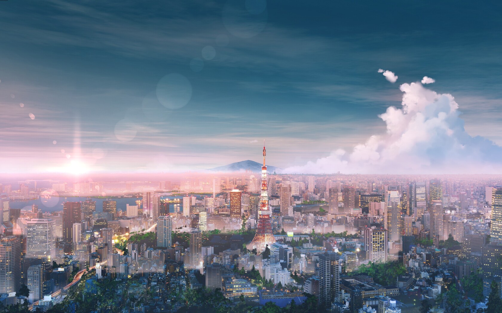 1680x1050 Tokyo Cityscape Anime 4k 1680x1050 Resolution HD ...