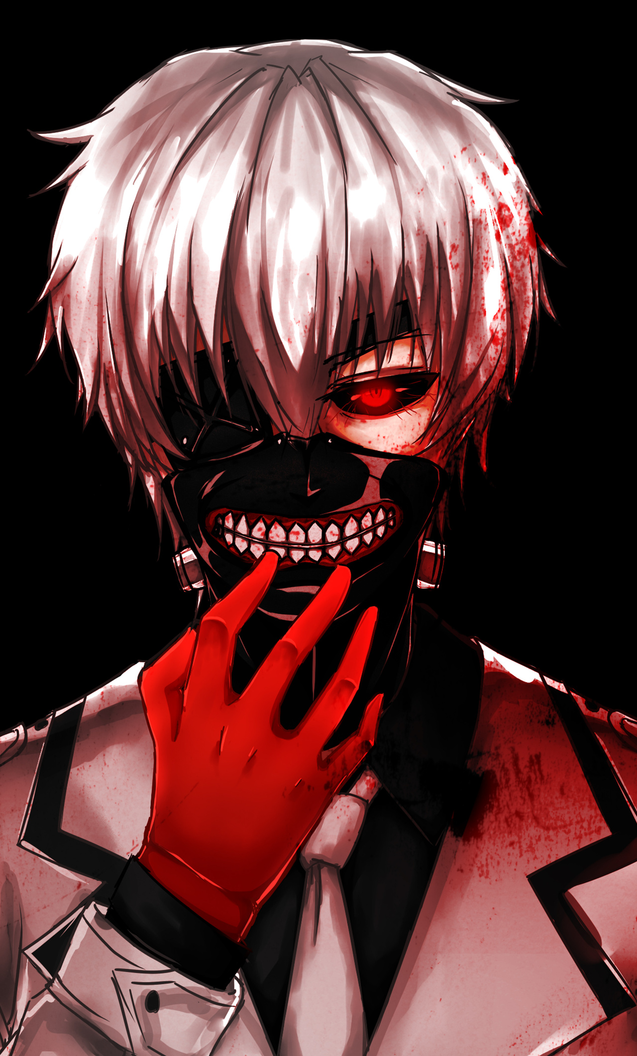 1280x2120 Ken Kaneki Tokyo Ghoul 5k iPhone 6+ HD 4k Wallpapers