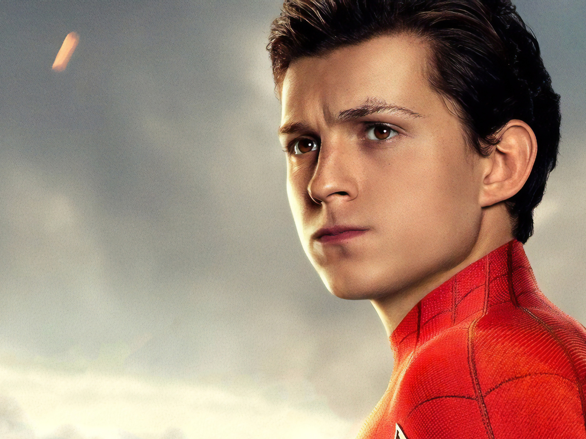 1920x1440 Tom Holland As Peter Parker Spider Man Far From Home Poster ...