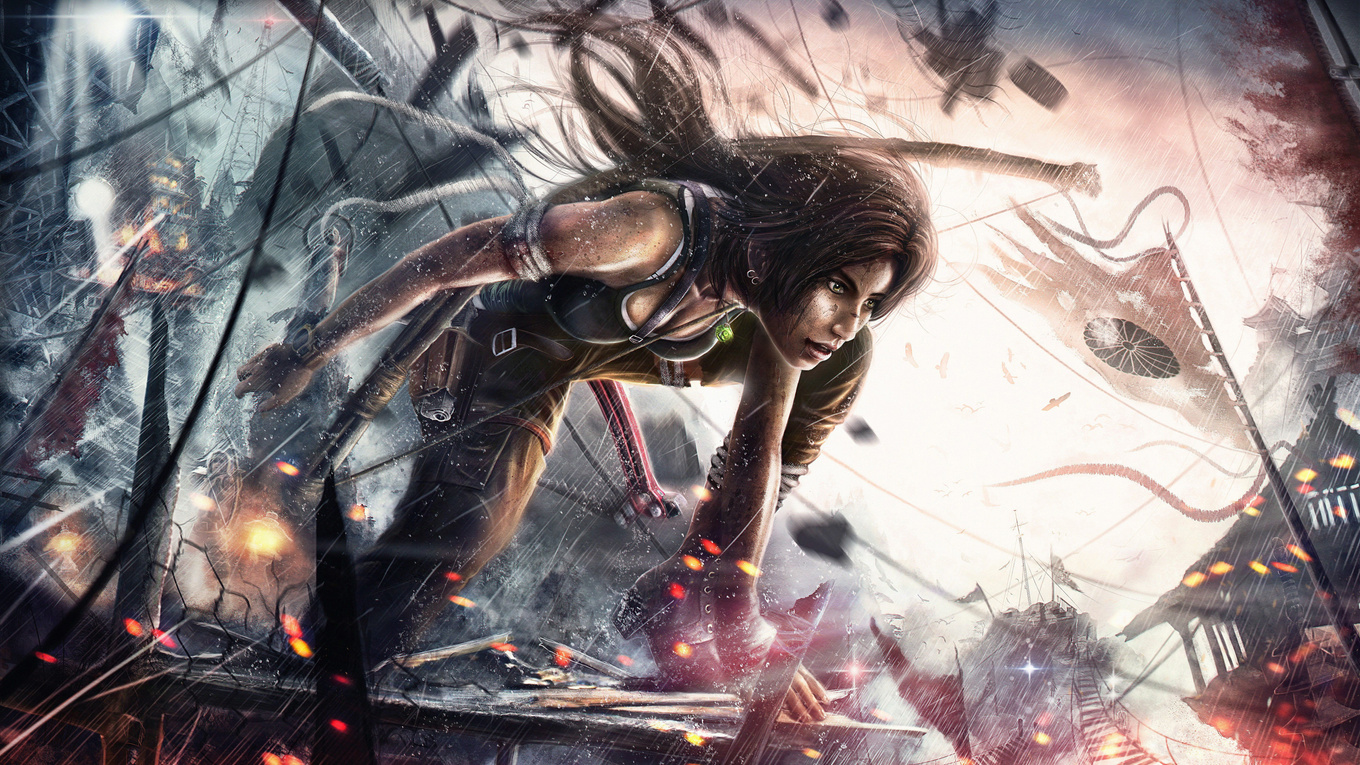 1360x765 Tomb Raider 8k Artwork 1360x765 Resolution HD 4k Wallpapers ...