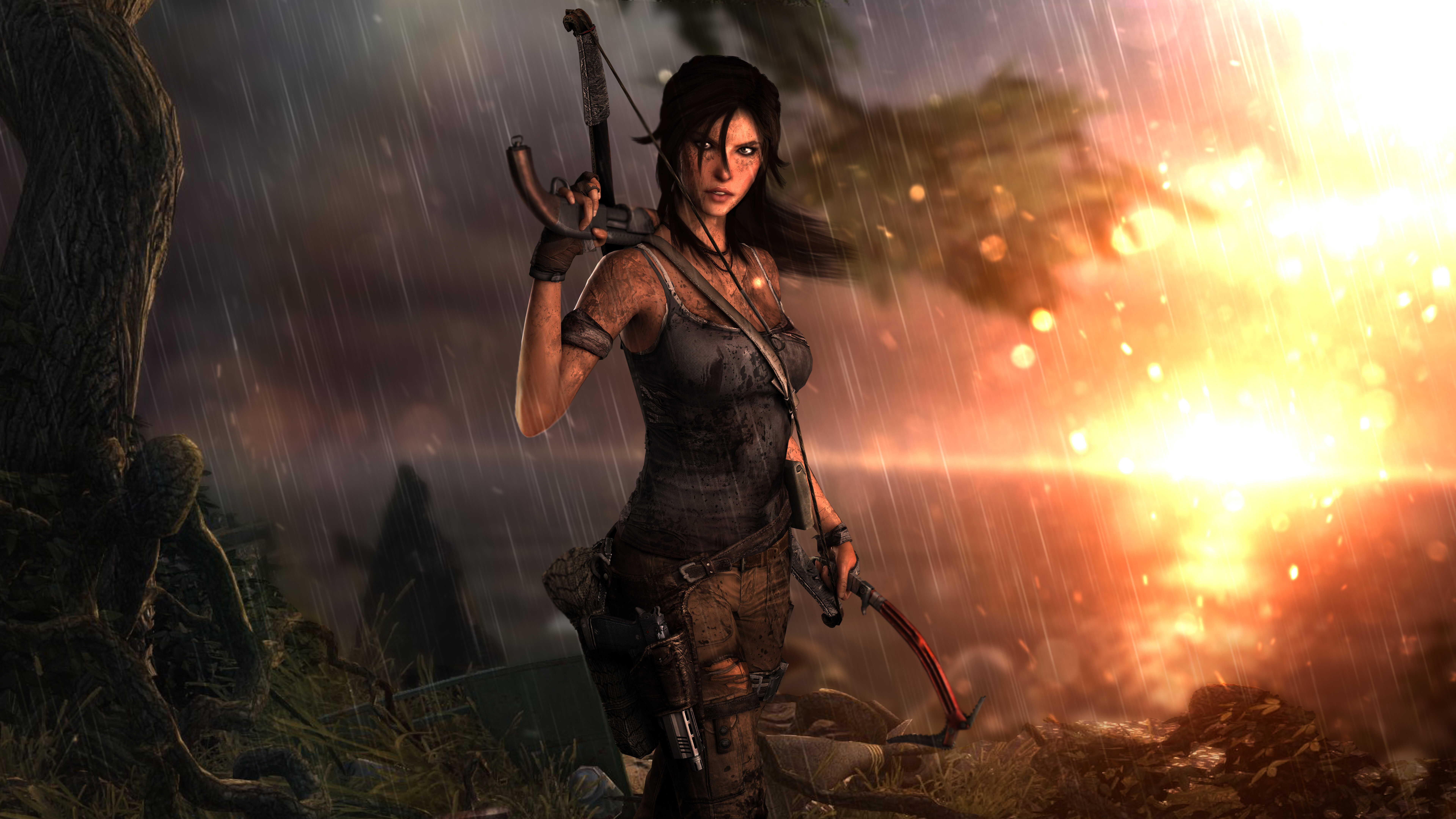 Lara Croft IPhone Wallpaper