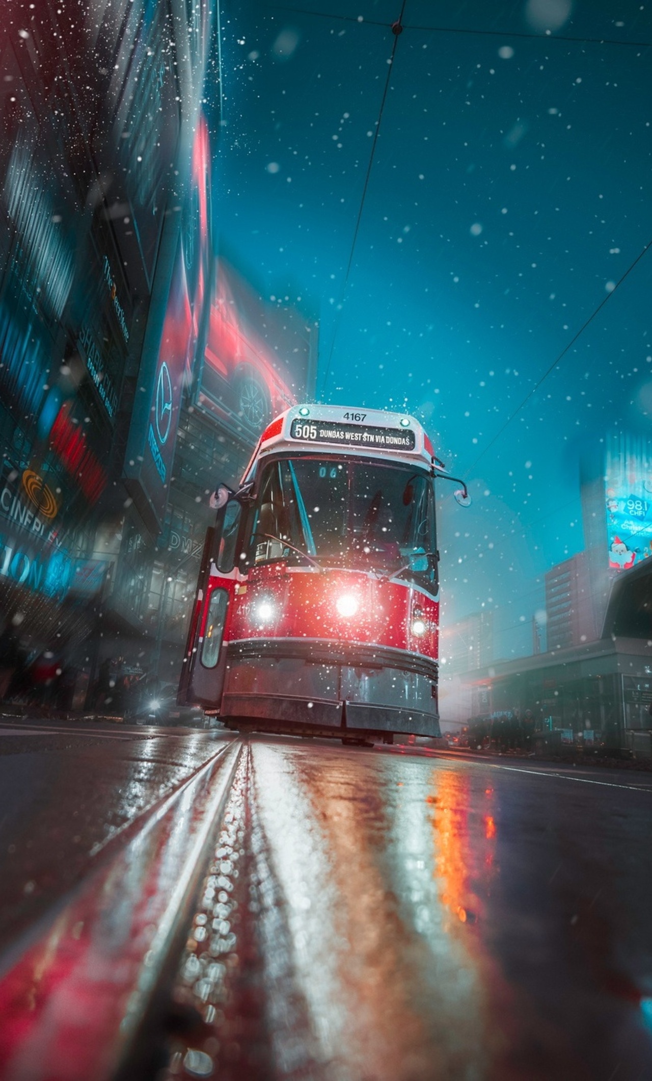 1280x2120 Toronto Tram Vehicle City Night Lights iPhone 6+ HD 4k Wallpapers,  Images, Backgrounds, Photos and Pictures