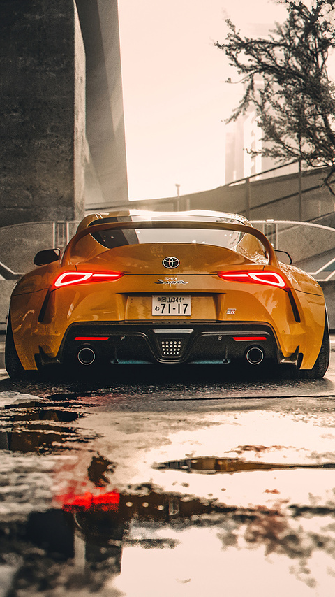 480x854 Toyota Supra Modified 4k Android One HD 4k Wallpapers, Images,  Backgrounds, Photos and Pictures