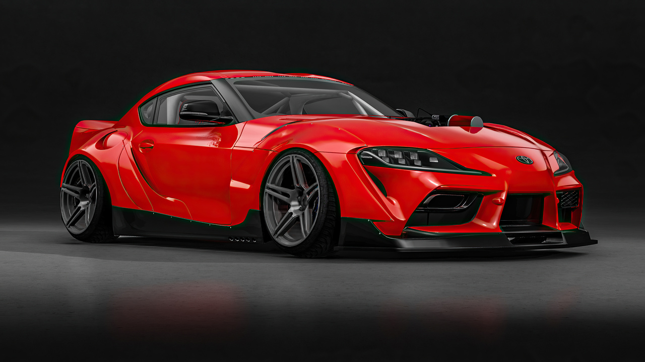 1280x720 Toyota Supra Render Front 4k 720P HD 4k Wallpapers, Images ...