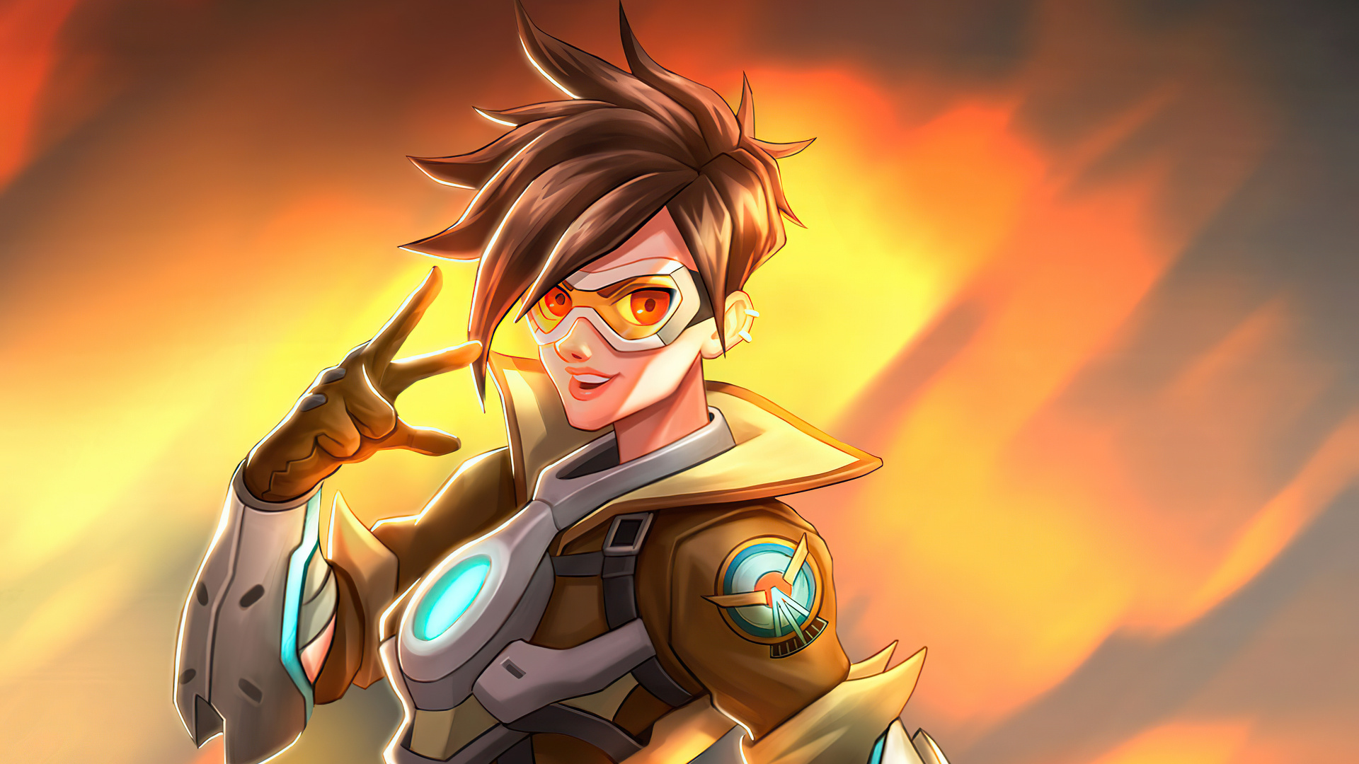 Tracer Overwatch hd wallpaper, 1920x1080