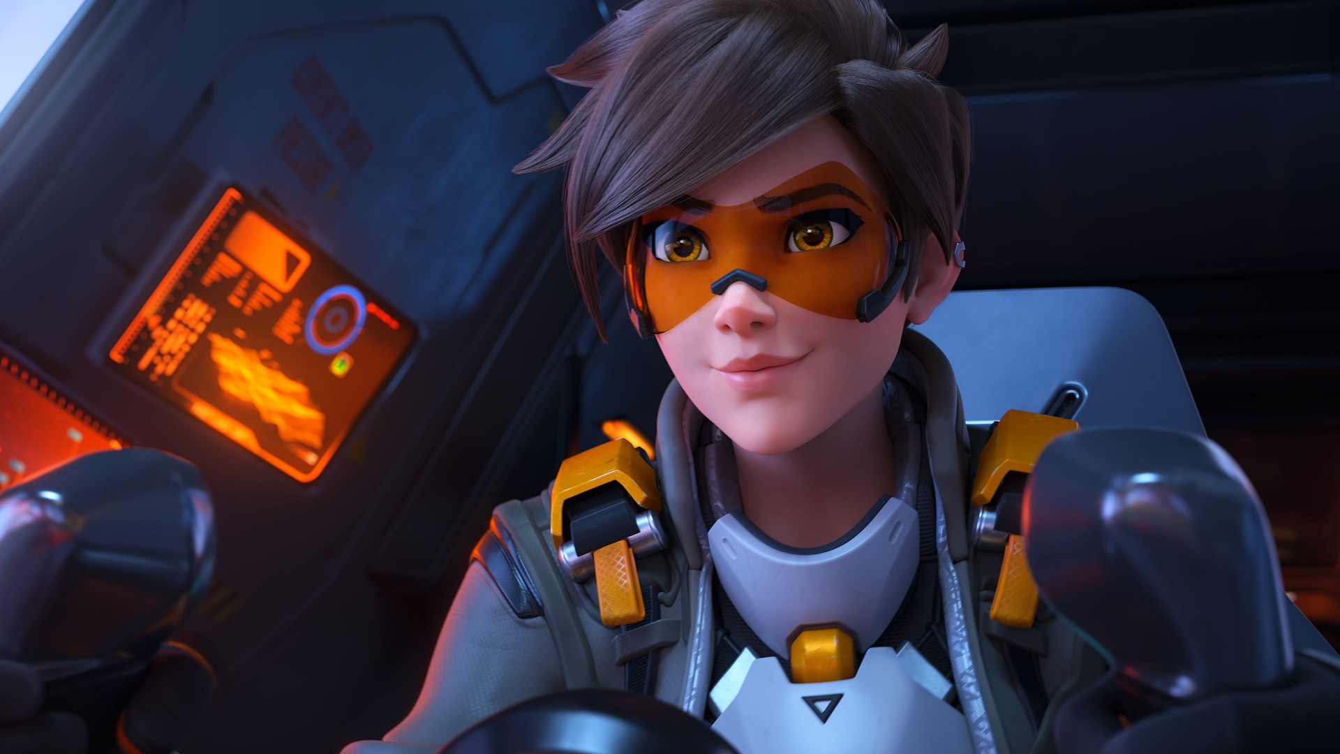 1920x1080 Tracer Overwatch 2 4k Laptop Full Hd 1080p Hd 4k Wallpapers Images Backgrounds