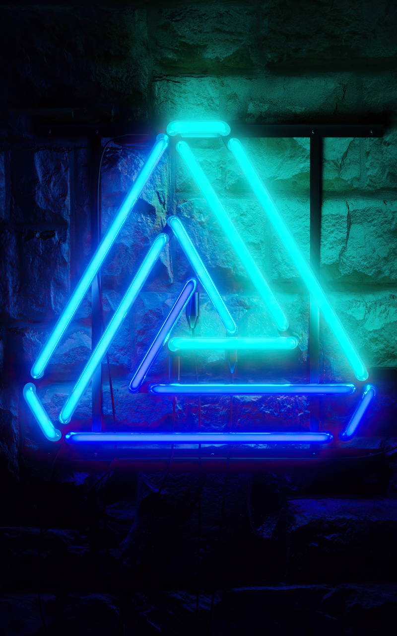 Triangle neon steam фото 19