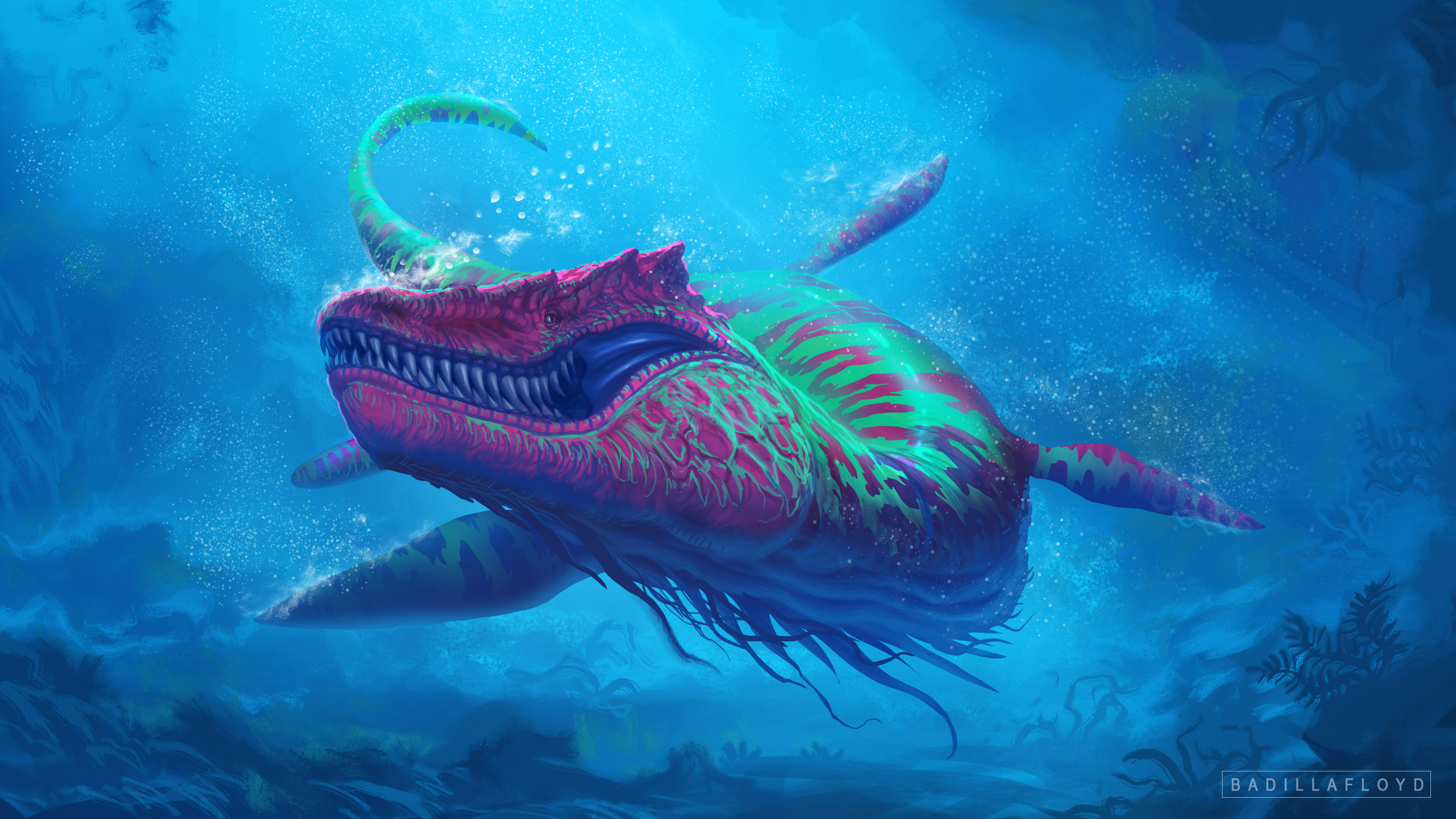 3840x2160 Under Water Creature 4k Hd 4k Wallpapers Images Backgrounds