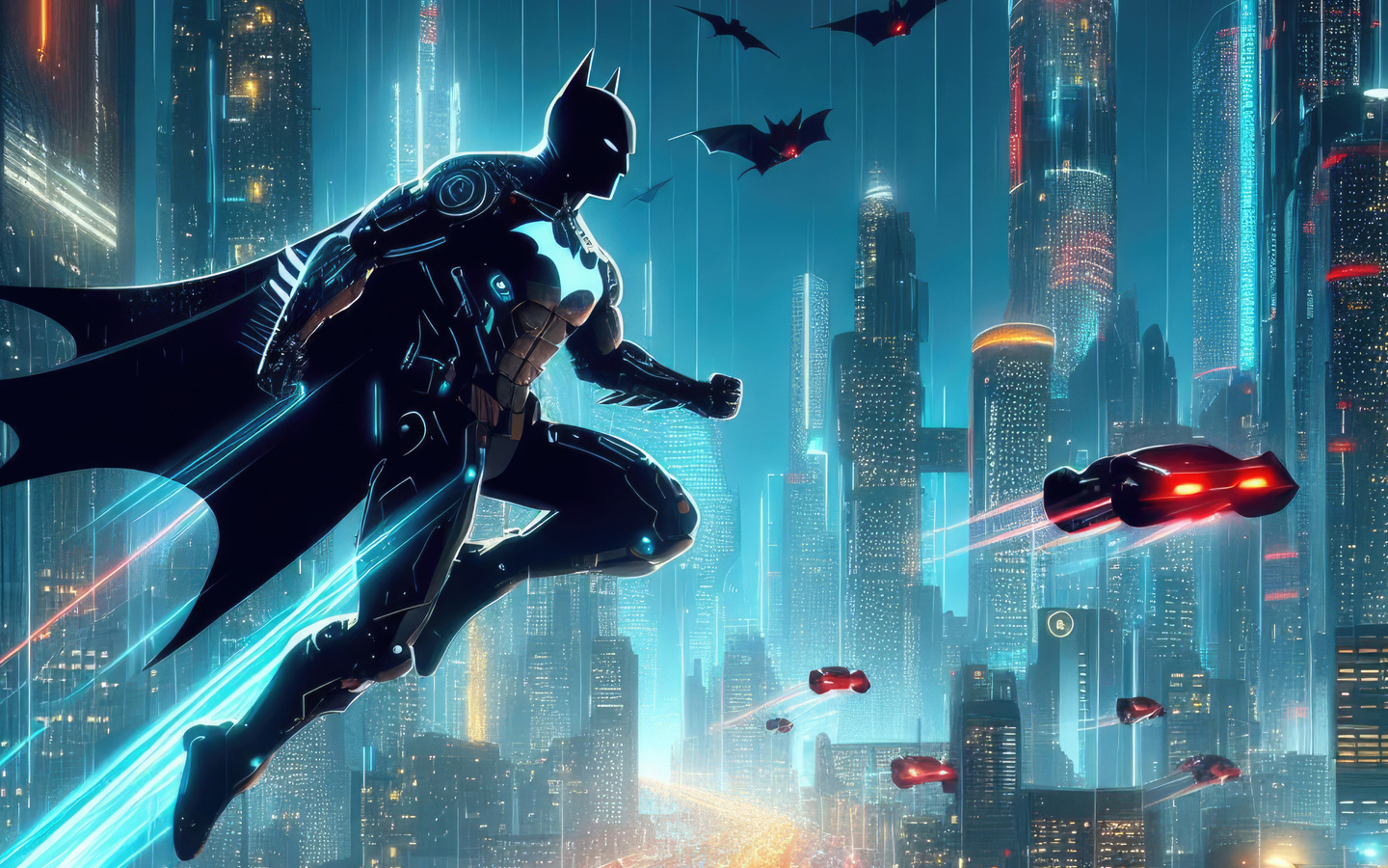 1440x900 Unleashing Batman Beyond Vigilance Wallpaper,1440x900 ...