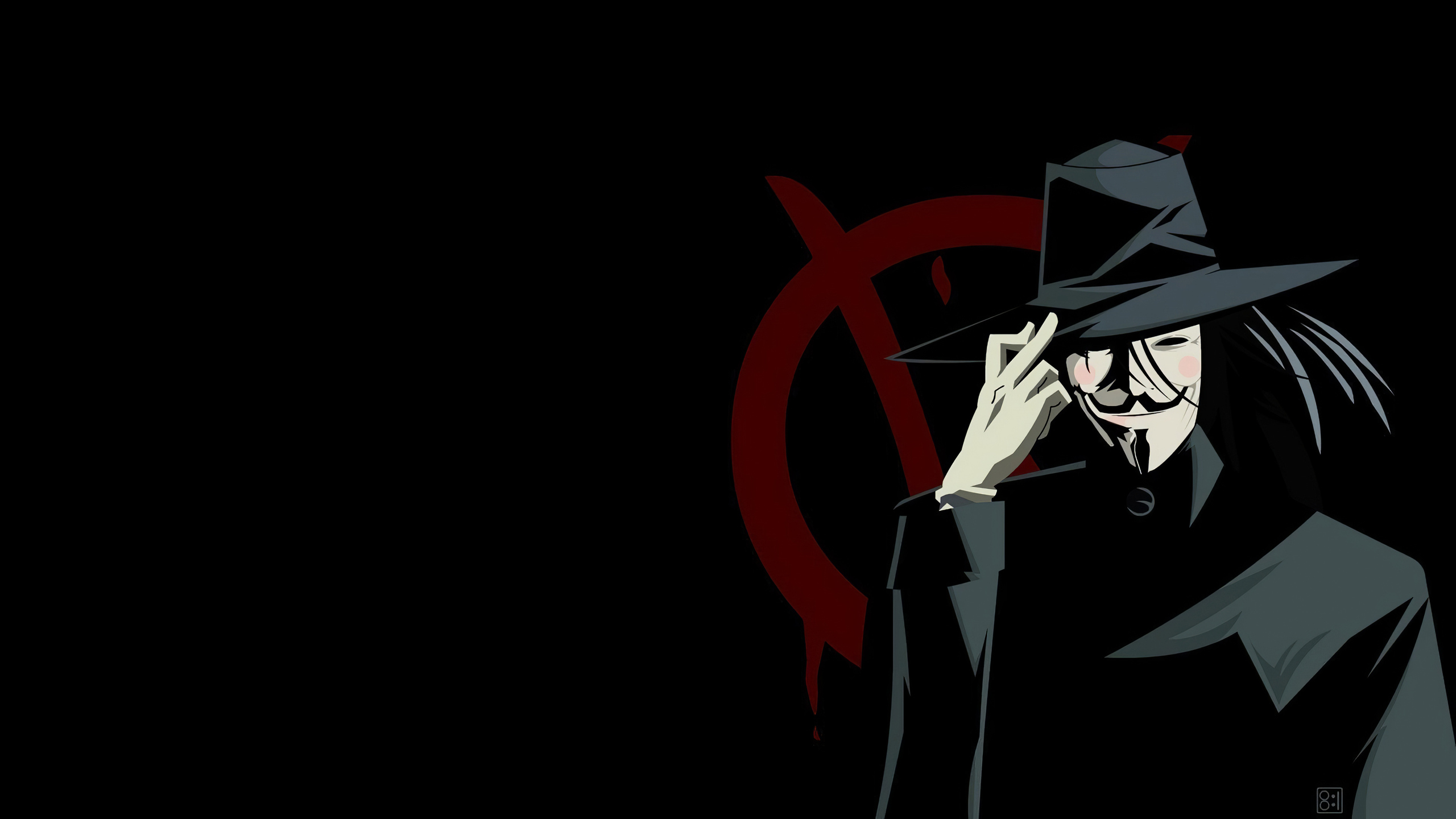 2560x1440 V For Vendetta Anonymus 4k 1440P Resolution ,HD 4k Wallpapers ...