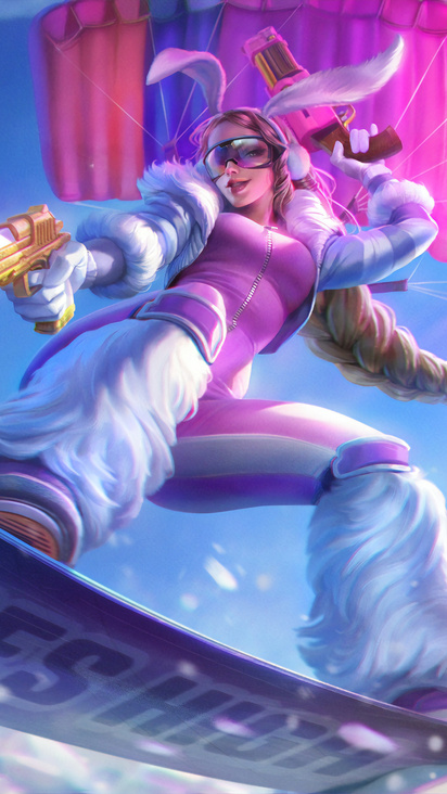 412x732 Vainglory Gwen Snow Bunny 4k 412x732 Resolution HD 4k ...