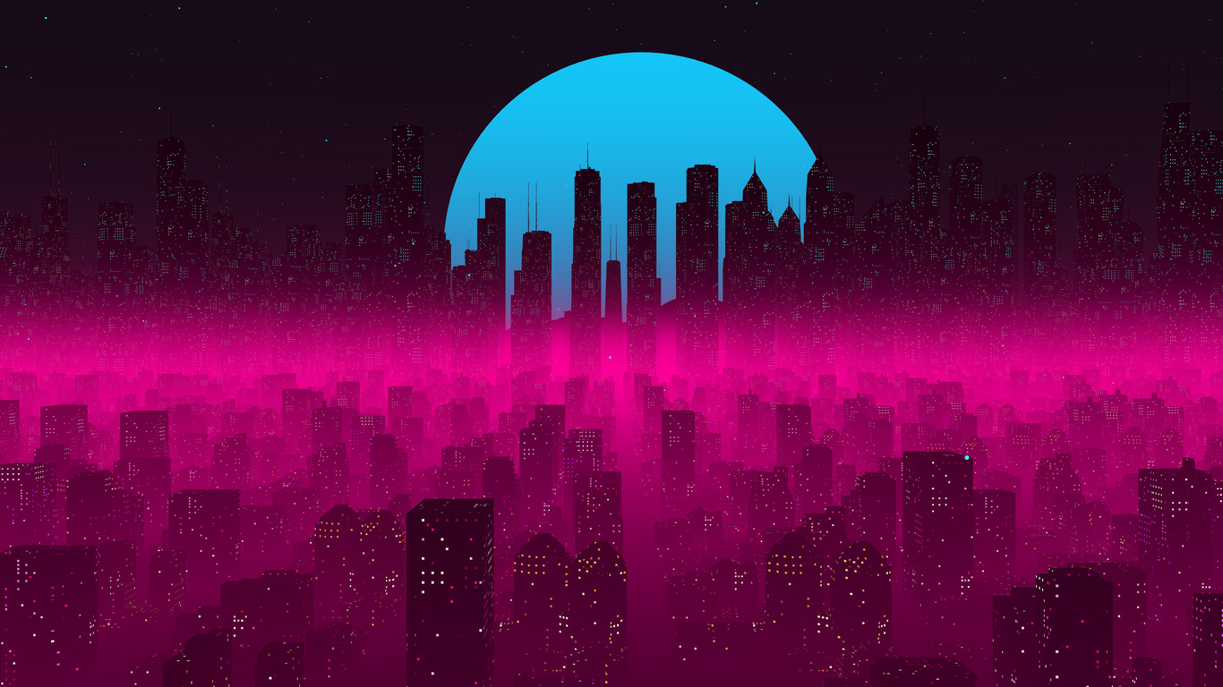 1366x768 Vapor Synthwave Retro City 4k 1366x768 Resolution HD 4k Wallpapers,  Images, Backgrounds, Photos and Pictures