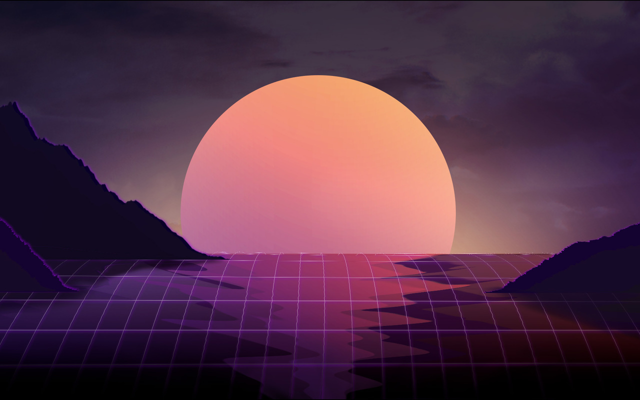 1280x800 Vapor Wave Sunset 4k 7p Hd 4k Wallpapers Images Backgrounds Photos And Pictures