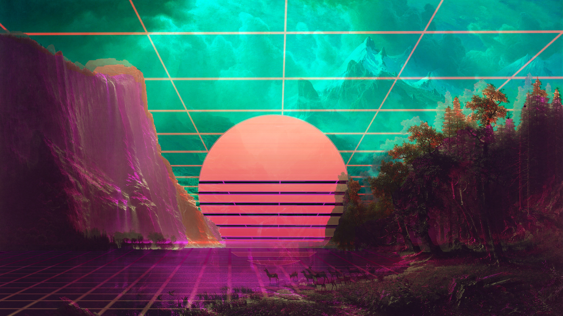 1920x1080 Vaporwave 4k Laptop Full HD 1080P HD 4k Wallpapers, Images,  Backgrounds, Photos and Pictures