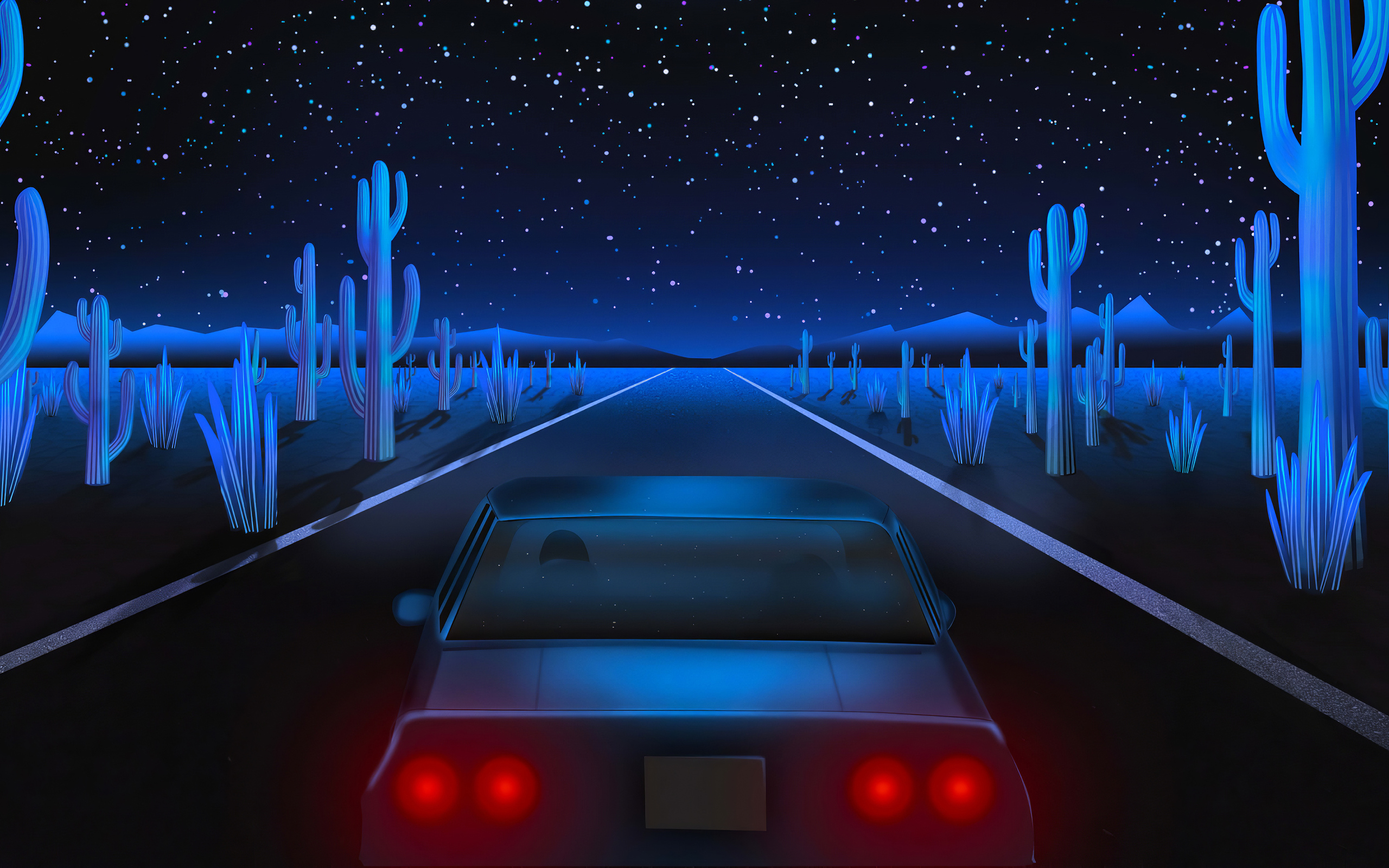 2560x1600 Vaporwave Road 4k 2560x1600 Resolution Hd 4k Wallpapers Images Backgrounds Photos And Pictures