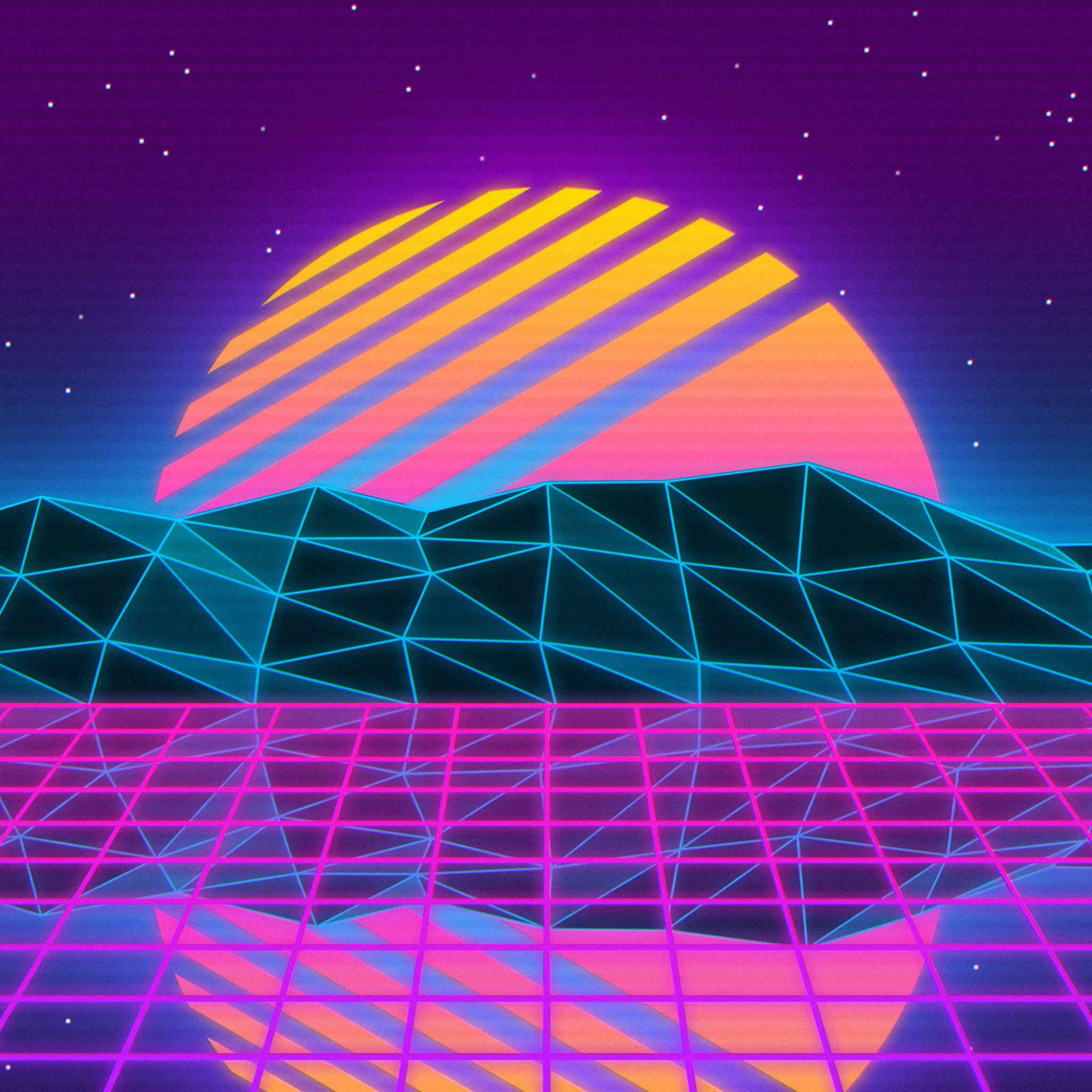 Vapor Wave 4K Wallpaper