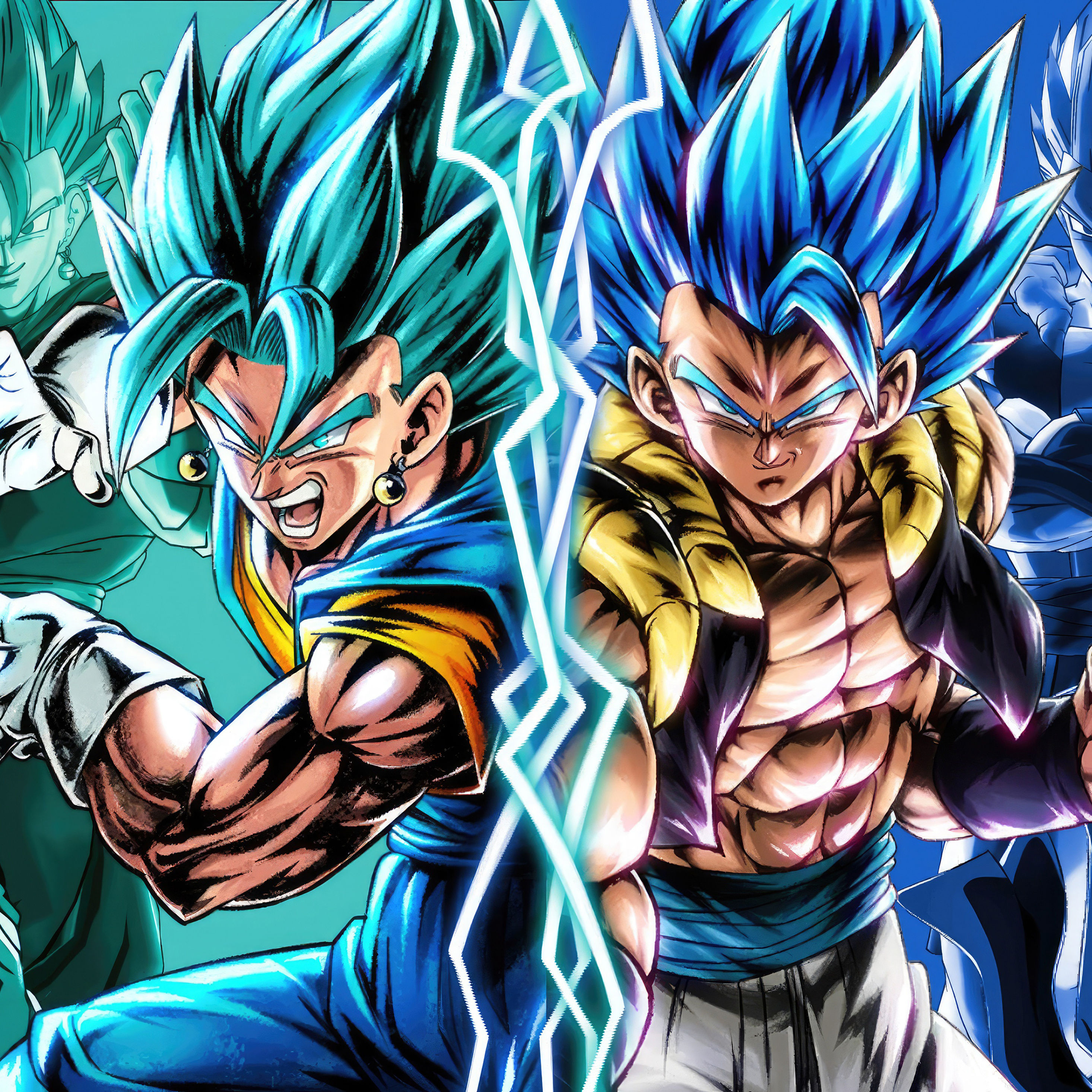 2932x2932 Goku Vegeta Dragon Ball Super 5k Ipad Pro Retina Display