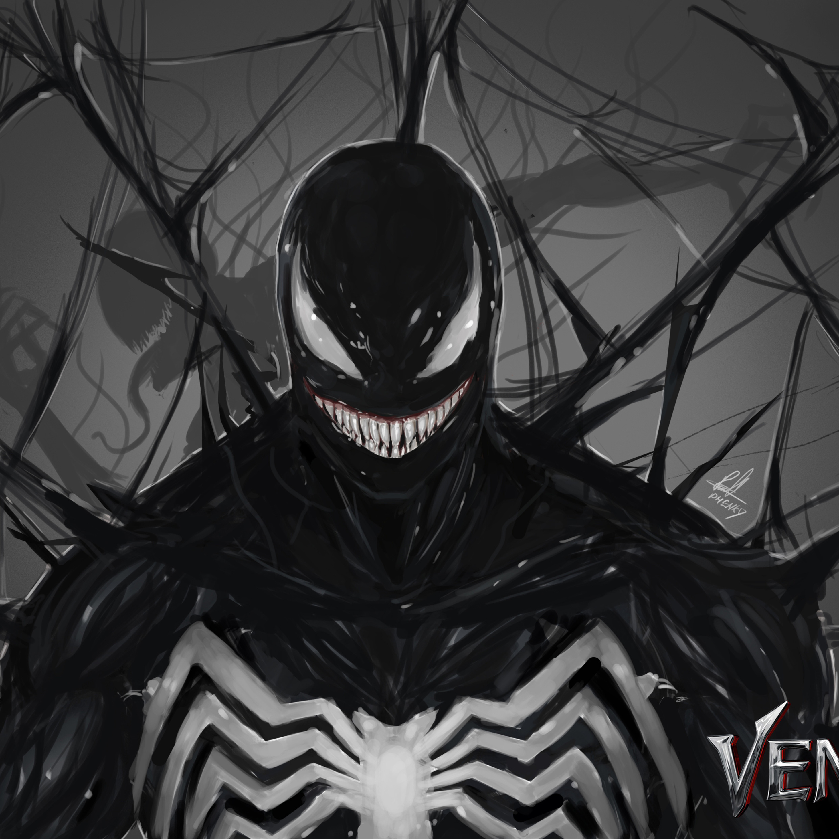 2932x2932 Venom 4k Artwork Ipad Pro Retina Display HD 4k Wallpapers ...