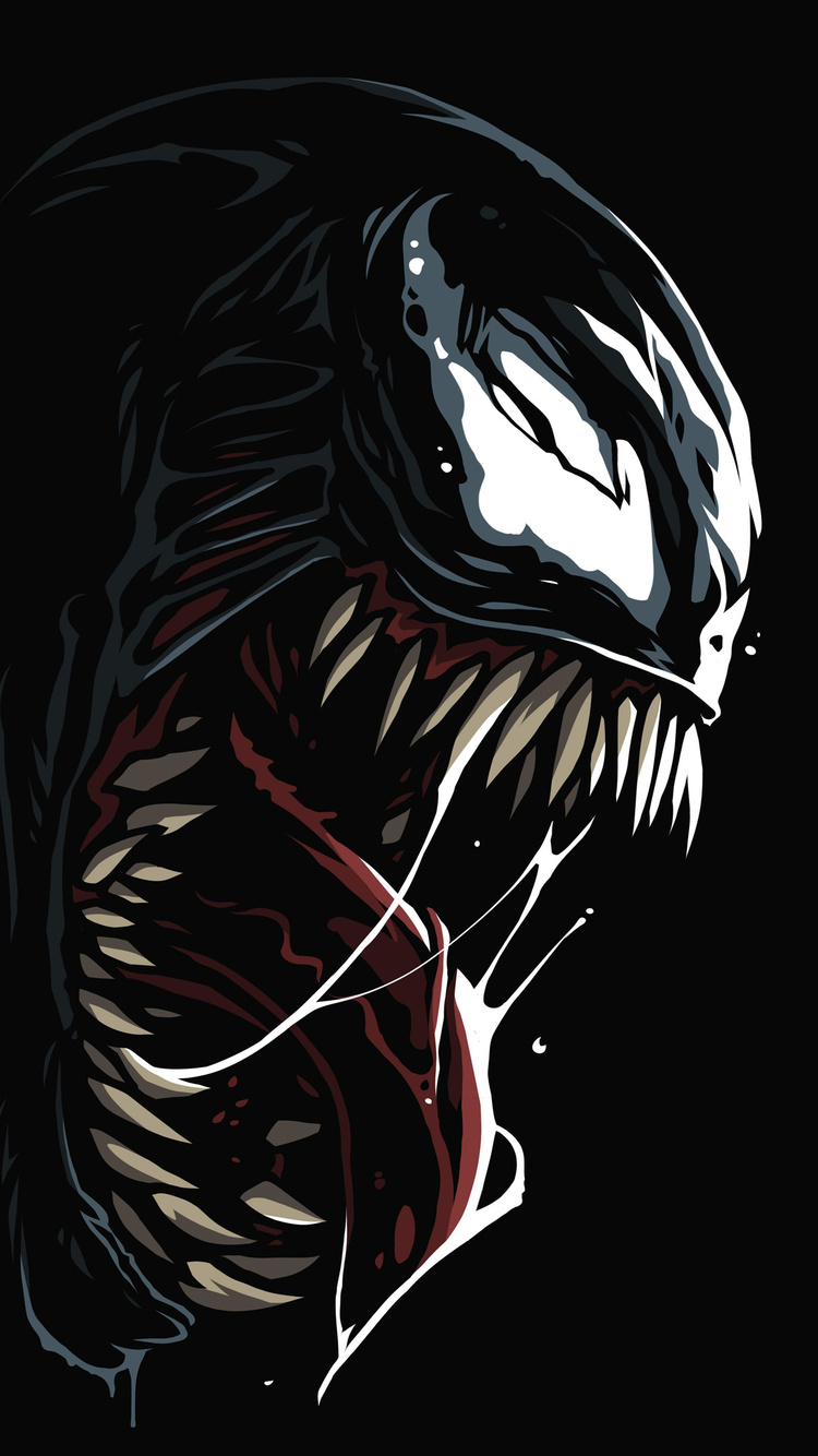 750x1334 Venom Amoled 4k iPhone 6, iPhone 6S, iPhone 7 HD 4k Wallpapers,  Images, Backgrounds, Photos and Pictures