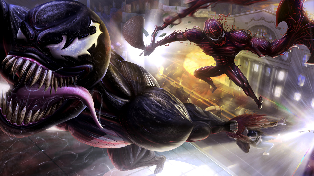 1280x720 Venom And Carnage 10k 720P ,HD 4k Wallpapers,Images ...