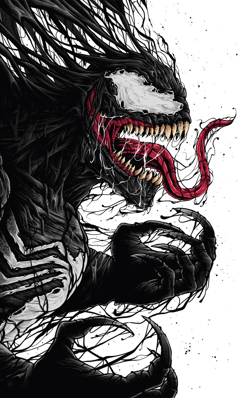 800x1280 Venom Digital Fan Art 4k Nexus 7,Samsung Galaxy Tab 10,Note