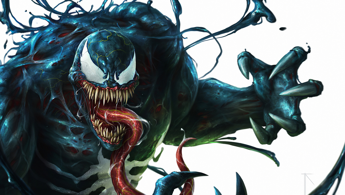 1360x768 Venom Evil 4k Laptop Hd ,hd 4k Wallpapers,images,backgrounds 