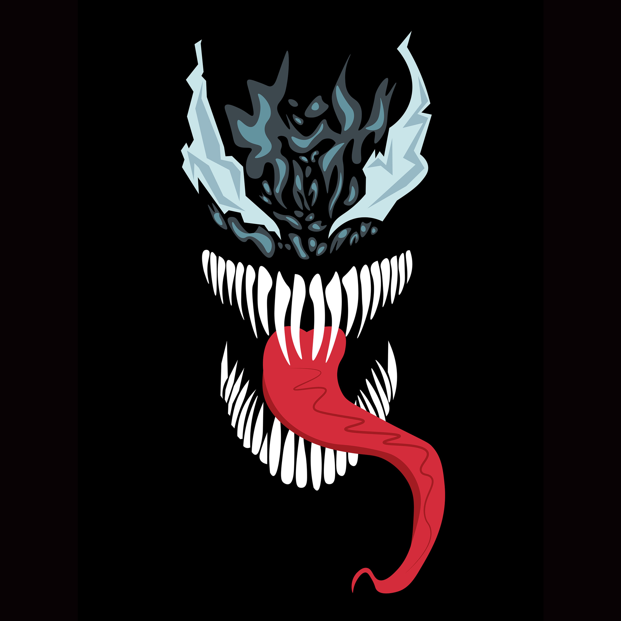 2048x2048 Venom Oled Illustration 5k Ipad Air ,HD 4k Wallpapers,Images ...