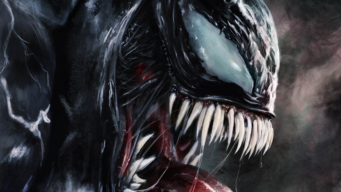 1360x765 Venom Tongue 1360x765 Resolution HD 4k Wallpapers, Images ...